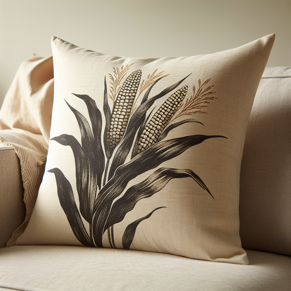 Corn Themed Throw Pillows